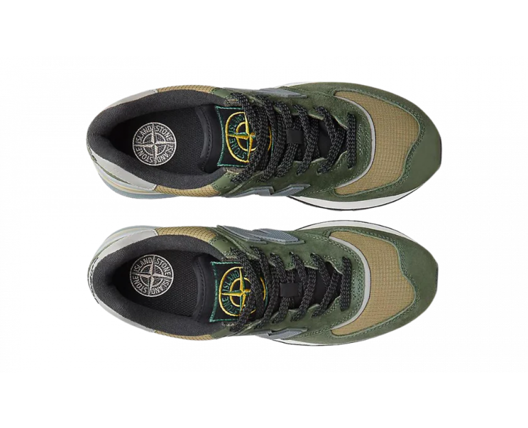 New Balance 574 Legacy Stone Island Dark Green - 7tonn: брендовий